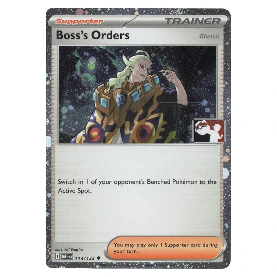Boss's Orders : PLAY! PRIZE PACK LEAGUE PROMO (Holo) - 114/132 trading card