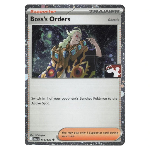 Boss's Orders : PLAY! PRIZE PACK LEAGUE PROMO (Holo) - 114/132 trading card