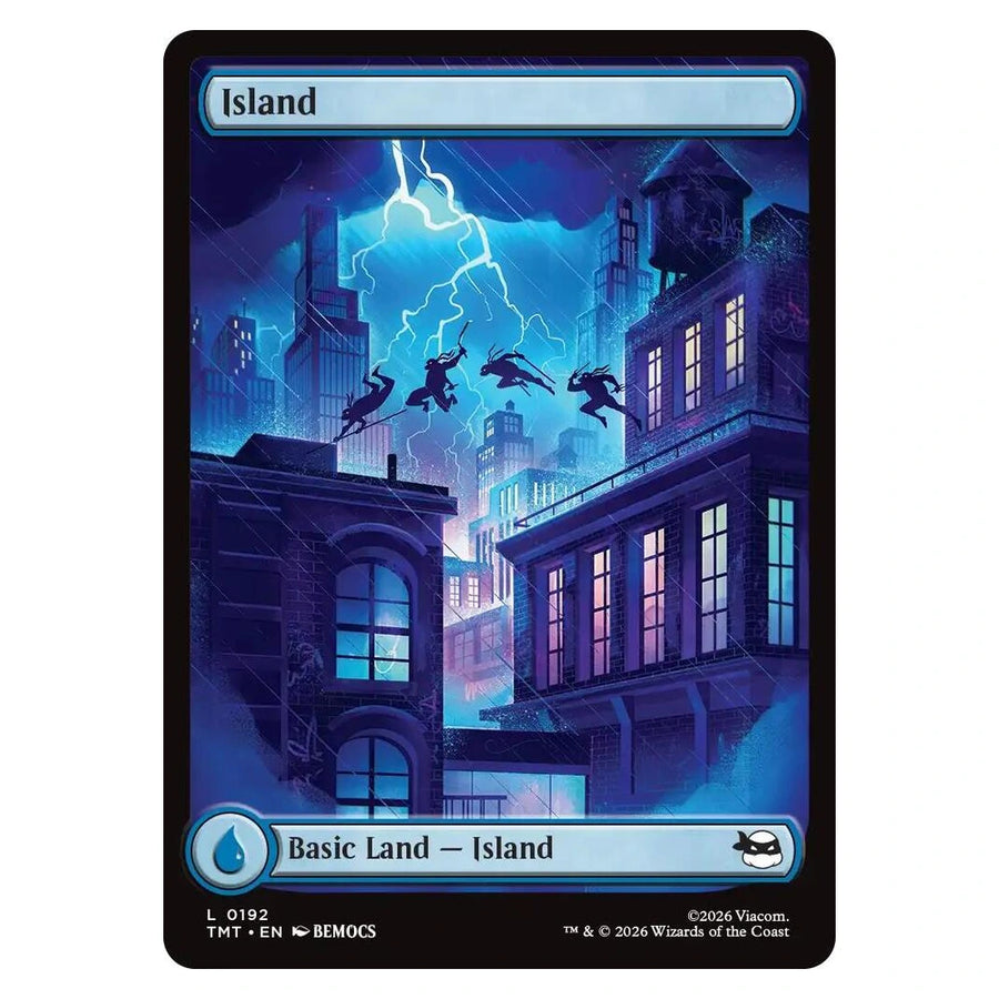 Island (0192) : TEENAGE MUTANT NINJA TURTLES - 192 trading card