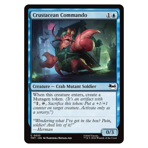 Crustacean Commando : TEENAGE MUTANT NINJA TURTLES - 33