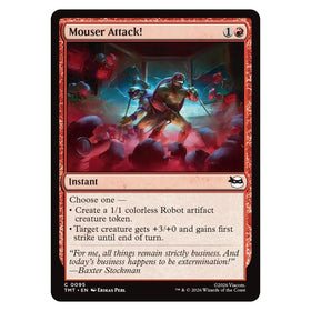 Mouser Attack! : TEENAGE MUTANT NINJA TURTLES - 95 trading card
