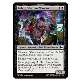 Bebop, Warthog Warrior : TEENAGE MUTANT NINJA TURTLES (Foil) - 59 trading card