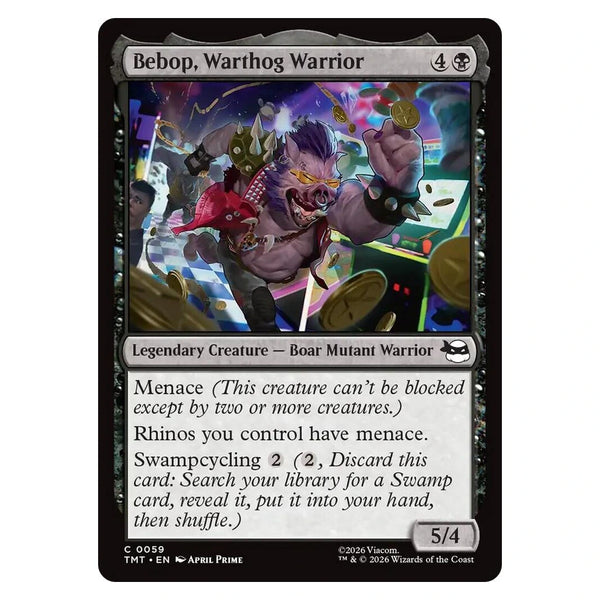 Bebop, Warthog Warrior (Foil) : TEENAGE MUTANT NINJA TURTLES - 59