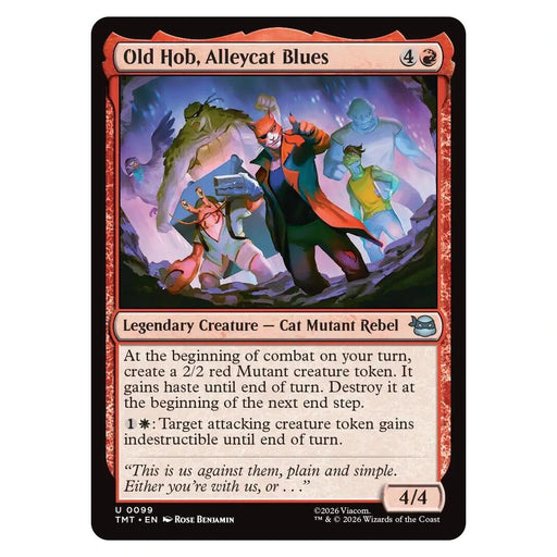Old Hob, Alleycat Blues : TEENAGE MUTANT NINJA TURTLES - 99 trading card