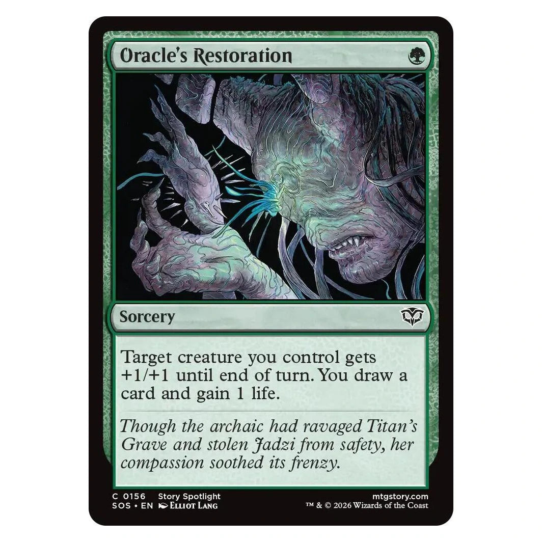 Oracle's Restoration : SECRETS OF STRIXHAVEN - 156 trading card