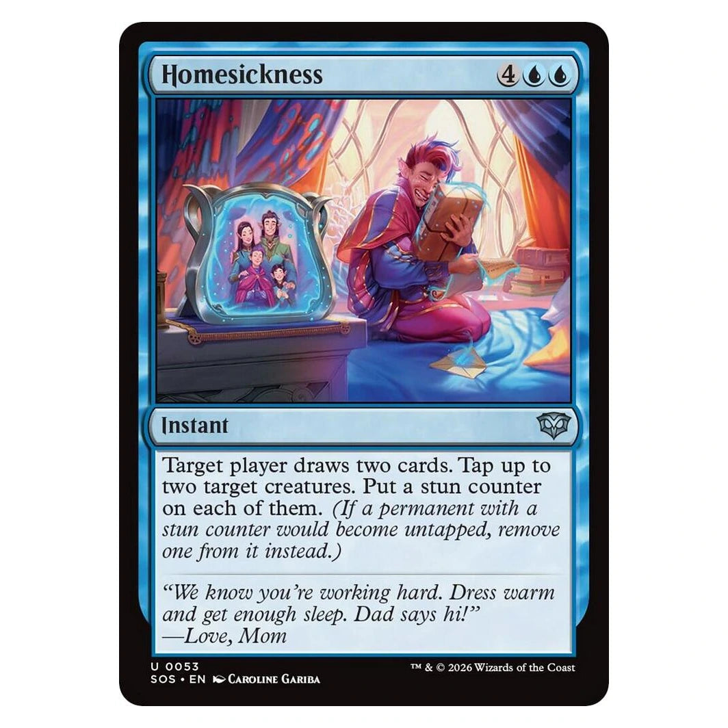 Homesickness : SECRETS OF STRIXHAVEN - 53 trading card