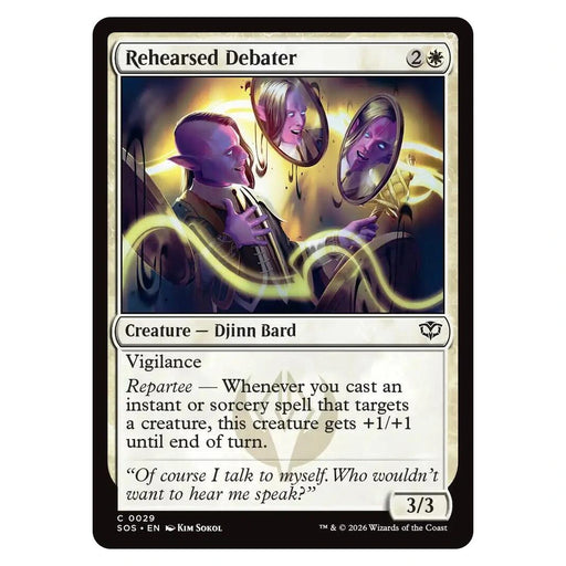 Rehearsed Debater : SECRETS OF STRIXHAVEN - 29 trading card