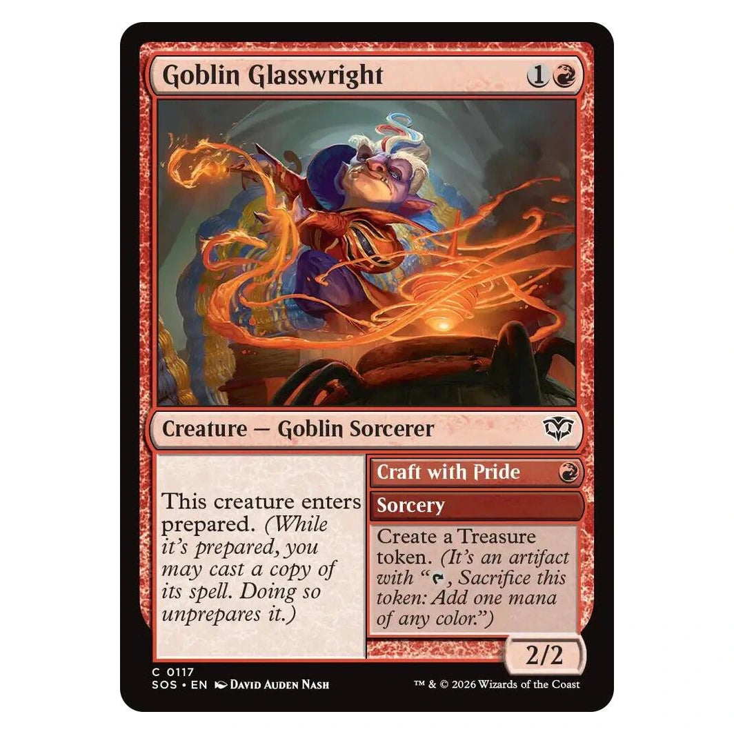 Goblin Glasswright : SECRETS OF STRIXHAVEN - 117 trading card