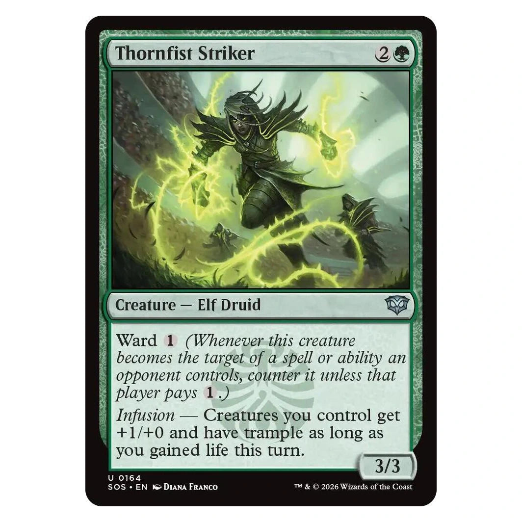 Thornfist Striker : SECRETS OF STRIXHAVEN - 164 trading card