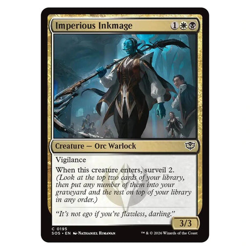Imperious Inkmage : SECRETS OF STRIXHAVEN - 195 trading card