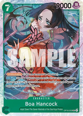 Boa Hancock : THE TIME OF BATTLE (Foil) - OP16-032 trading card