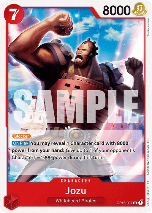 Jozu : THE TIME OF BATTLE - OP16-007 trading card