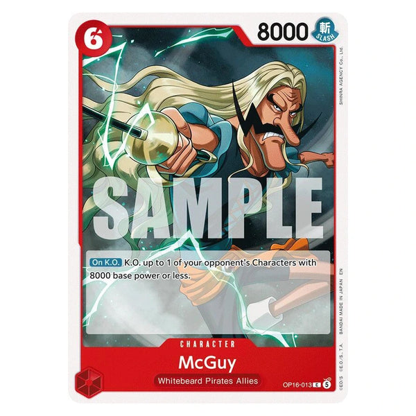 McGuy : THE TIME OF BATTLE - OP16-013