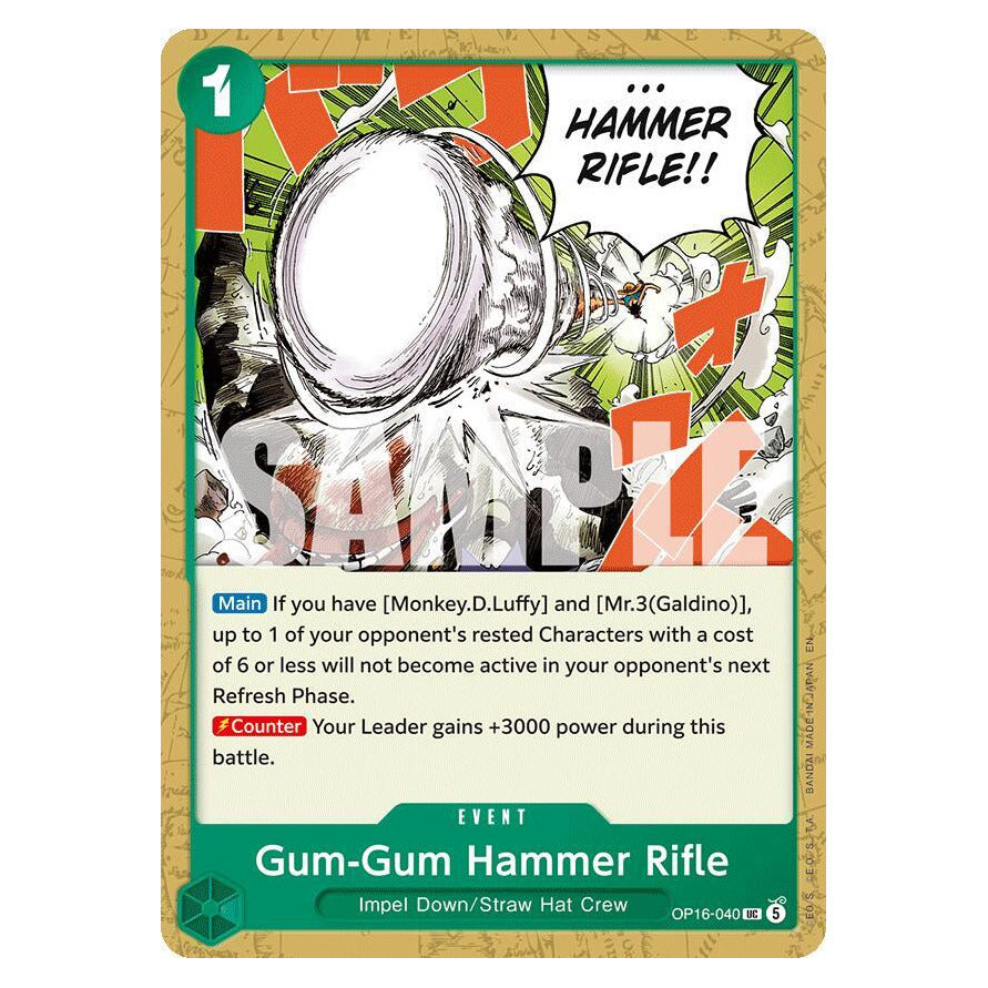 Gum-Gum Hammer Rifle : THE TIME OF BATTLE - OP16-040