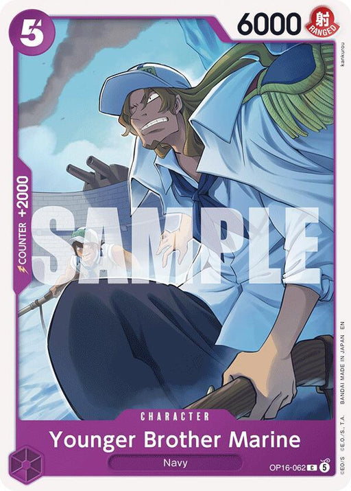 Younger Brother Marine : THE TIME OF BATTLE - OP16-062 trading card