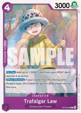 Trafalgar Law (068) : THE TIME OF BATTLE - OP16-068 trading card
