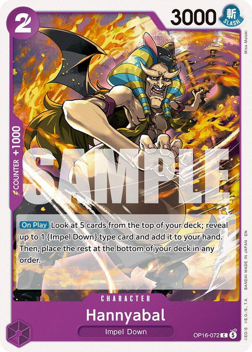 Hannyabal : THE TIME OF BATTLE - OP16-072 trading card
