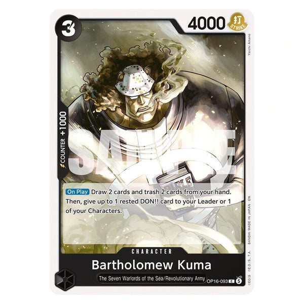 Bartholomew Kuma (093) : THE TIME OF BATTLE - OP16-093