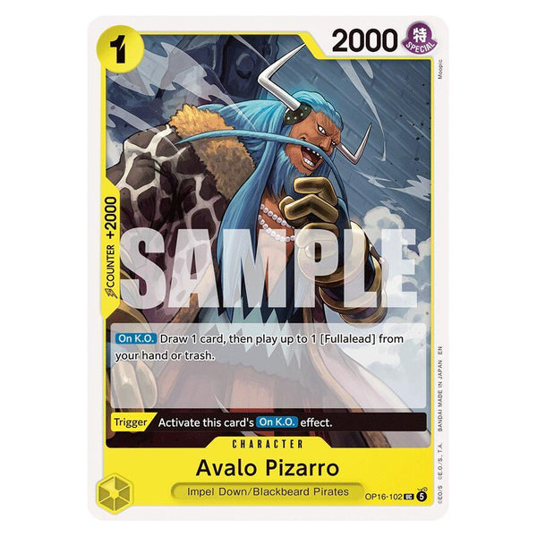 Avalo Pizarro : THE TIME OF BATTLE - OP16-102