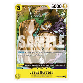Jesus Burgess : THE TIME OF BATTLE - OP16-107 trading card