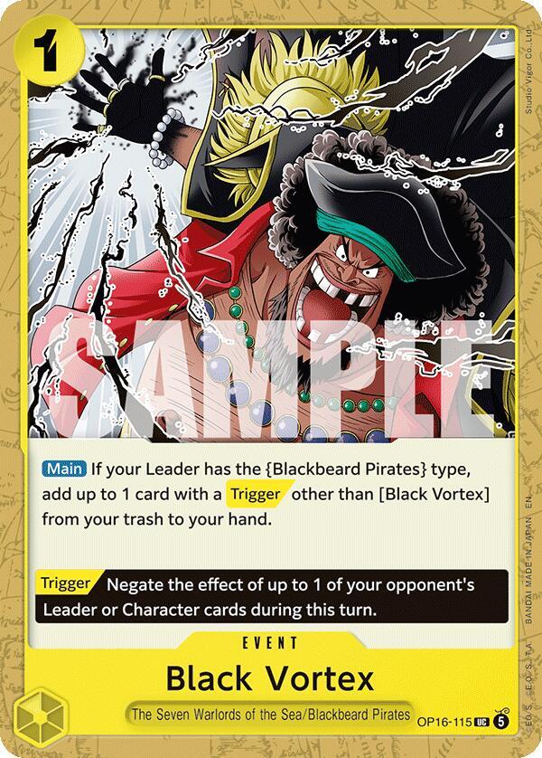 Black Vortex : THE TIME OF BATTLE - OP16-115 trading card