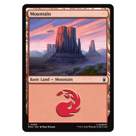Mountain (0294) : MARVEL SUPER HEROES - 294 trading card