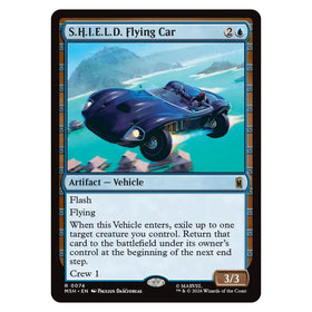 S.H.I.E.L.D. Flying Car : MARVEL SUPER HEROES - 74 trading card