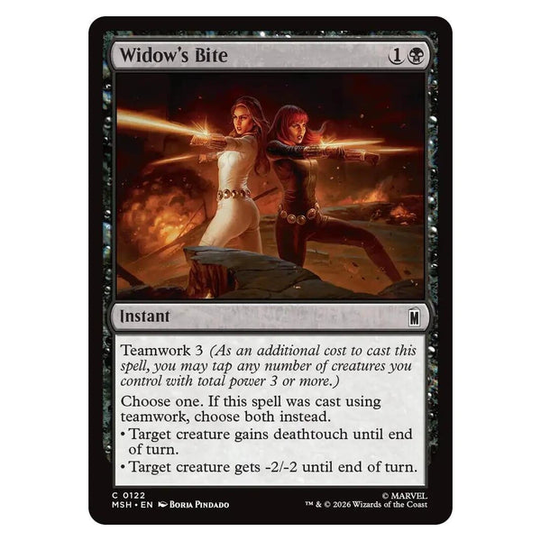 Widow's Bite : MARVEL SUPER HEROES - 122