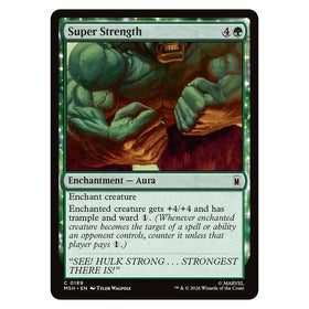 Super Strength : MARVEL SUPER HEROES - 189 trading card