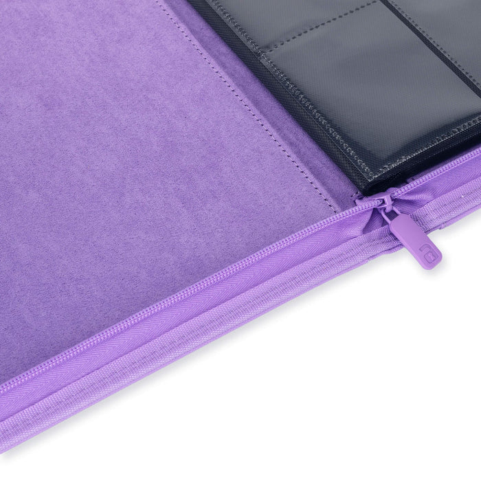 Vault X : 9-Pocket Exo-Tec Zip Binder - Just Purple