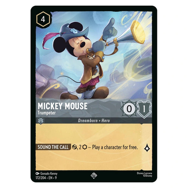 Mickey Mouse (Foil) : Trumpeter - 172/204