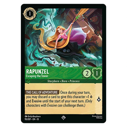 Rapunzel - Escaping the Tower : ATTACK OF THE VINE! - 95/204 trading card