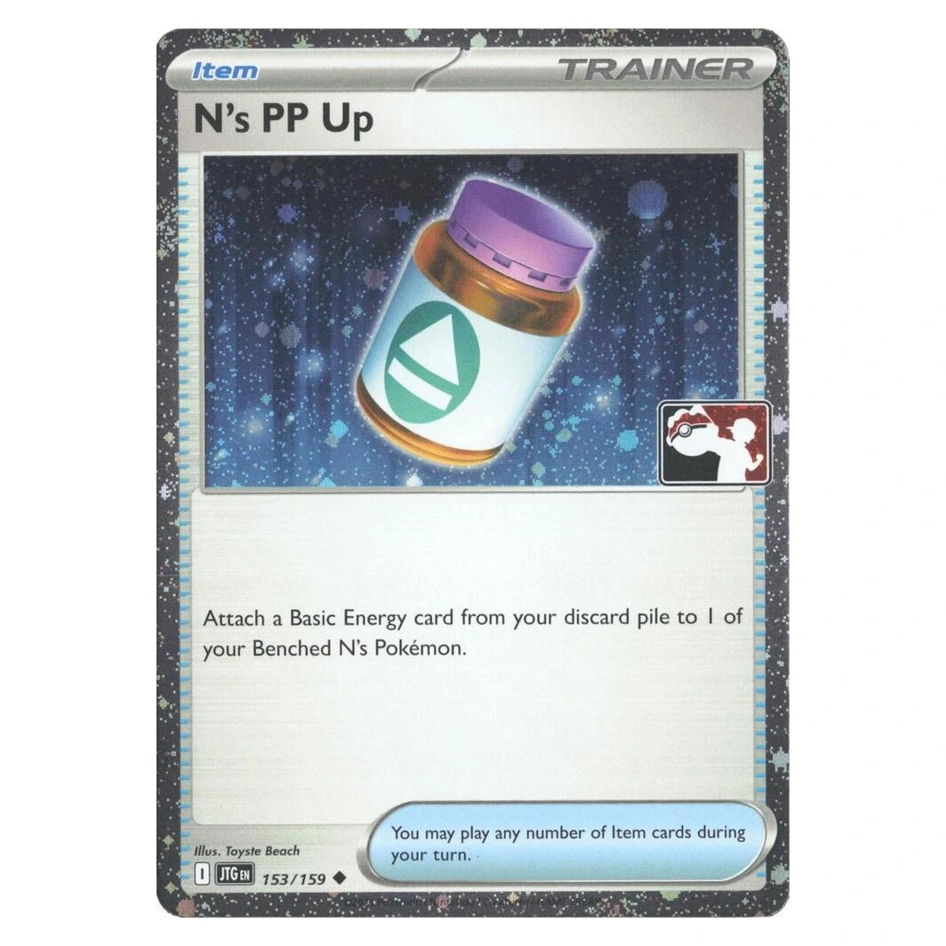 N's PP Up : PLAY! PRIZE PACK LEAGUE PROMO (Holo) - 153/159 trading card