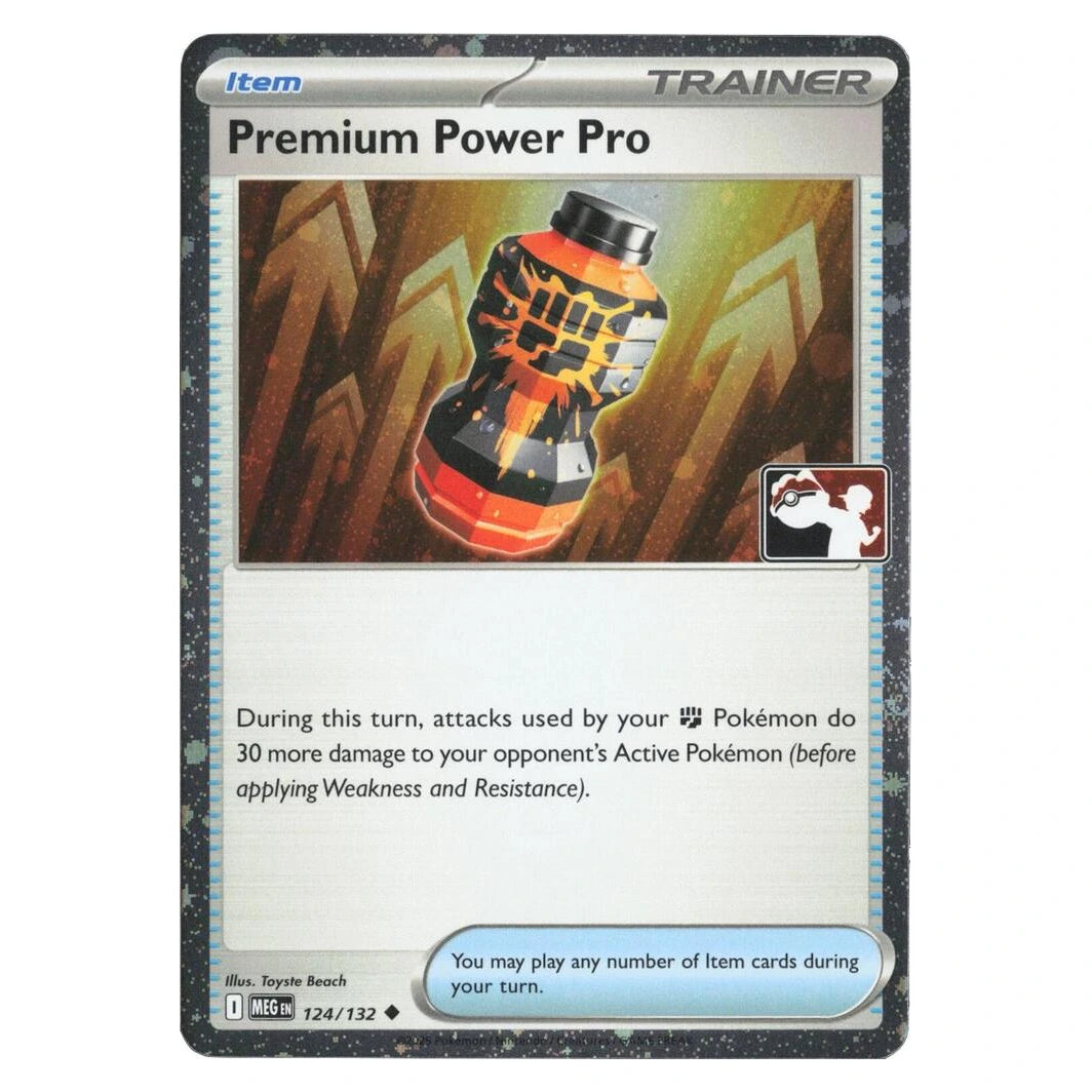 Premium Power Pro : PLAY! PRIZE PACK LEAGUE PROMO (Holo) - 124/132 trading card