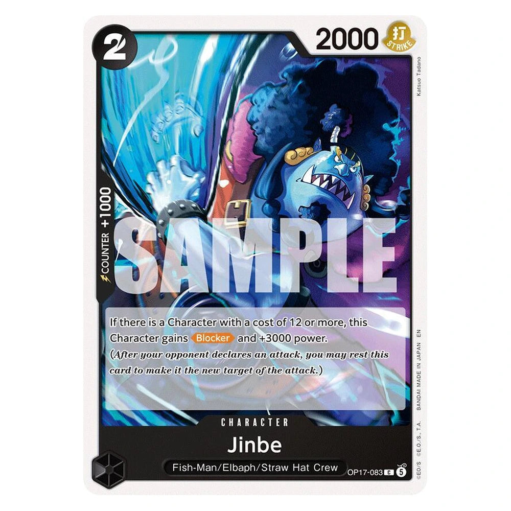 Jinbe : THE WORLD'S STRONGEST WARRIORS - OP17-083 trading card