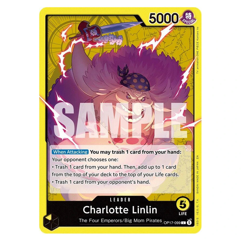 Charlotte Linlin : THE WORLD'S STRONGEST WARRIORS - OP17-099 trading card