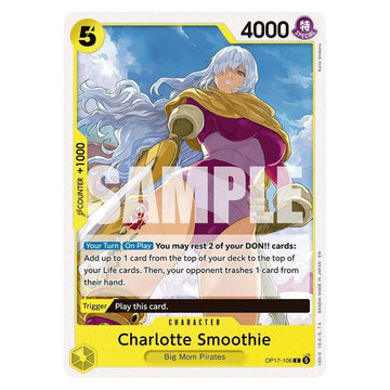 Charlotte Smoothie : THE WORLD'S STRONGEST WARRIORS - OP17-106 trading card