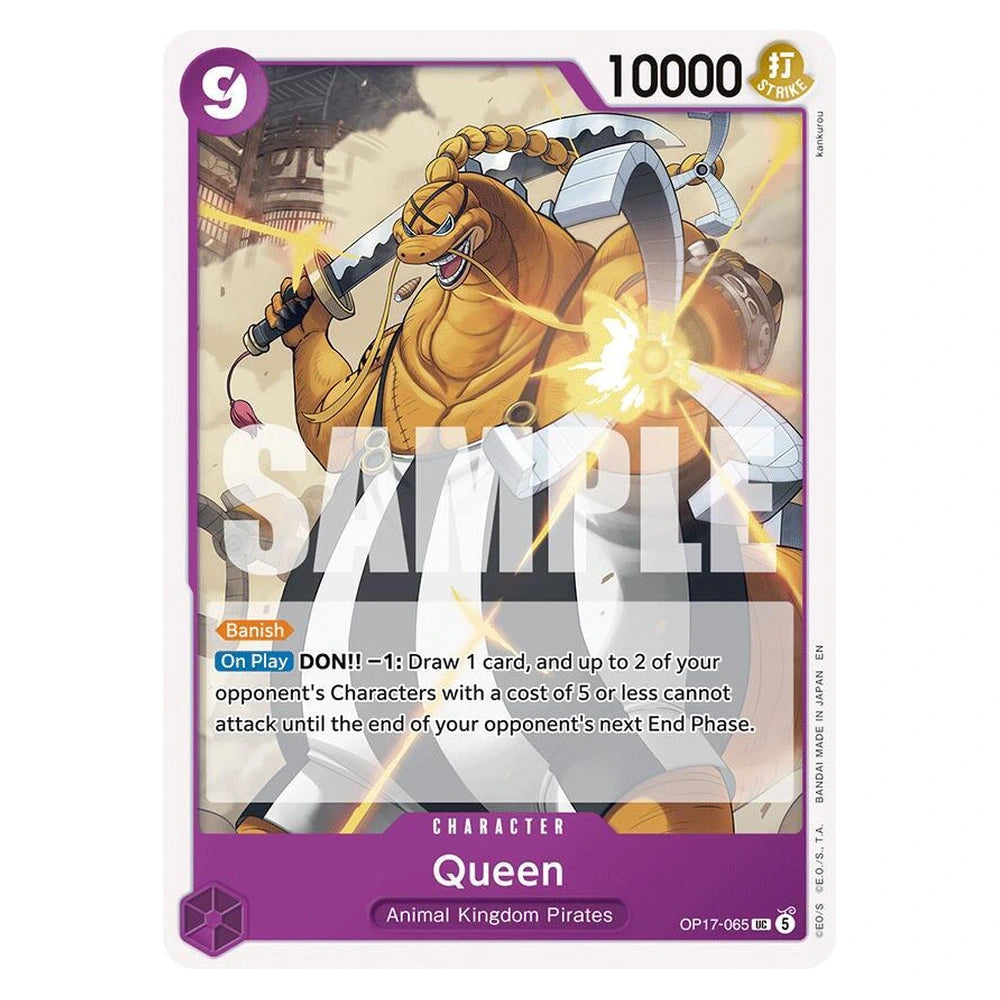 Queen : THE WORLD'S STRONGEST WARRIORS - OP17-065 trading card