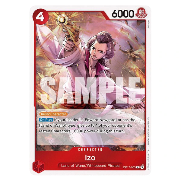 Izo : THE WORLD'S STRONGEST WARRIORS (Foil) - OP17-003