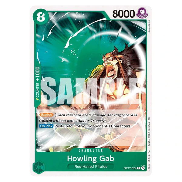 Howling Gab : THE WORLD'S STRONGEST WARRIORS - OP17-024