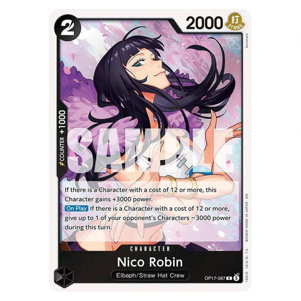 Nico Robin : THE WORLD'S STRONGEST WARRIORS (Foil) - OP17-087