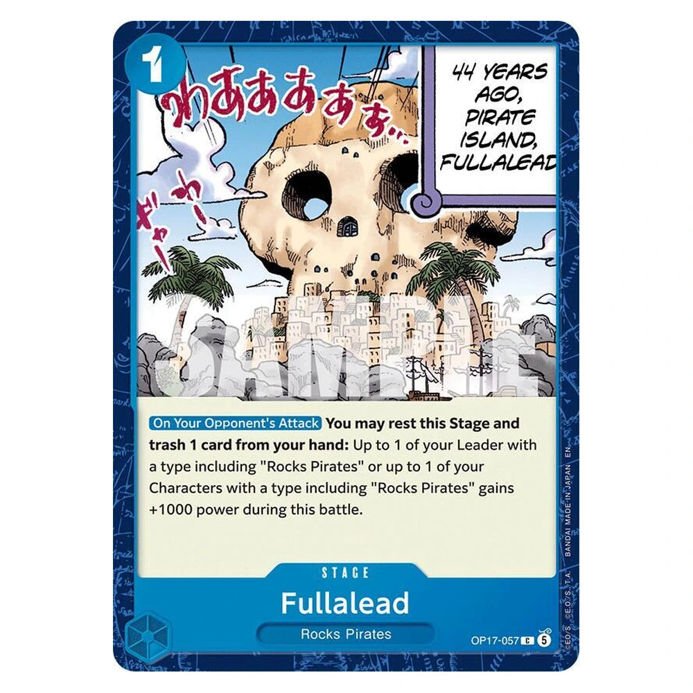 Fullalead : THE WORLD'S STRONGEST WARRIORS - OP17-057 trading card