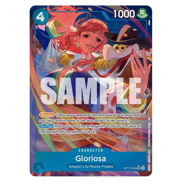 Gloriosa (Alternate Art) : THE WORLD'S STRONGEST WARRIORS (Foil) - OP17-046