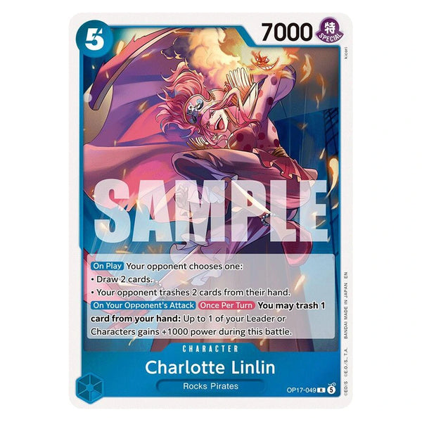 Charlotte Linlin : THE WORLD'S STRONGEST WARRIORS (Foil) - OP17-049
