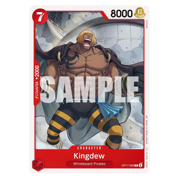 Kingdew : THE WORLD'S STRONGEST WARRIORS - OP17-006 trading card