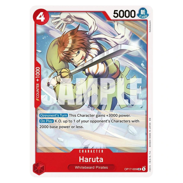 Haruta : THE WORLD'S STRONGEST WARRIORS - OP17-009