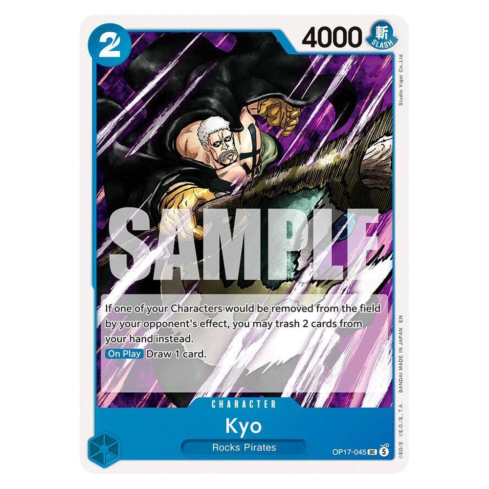 Kyo : THE WORLD'S STRONGEST WARRIORS - OP17-045 trading card