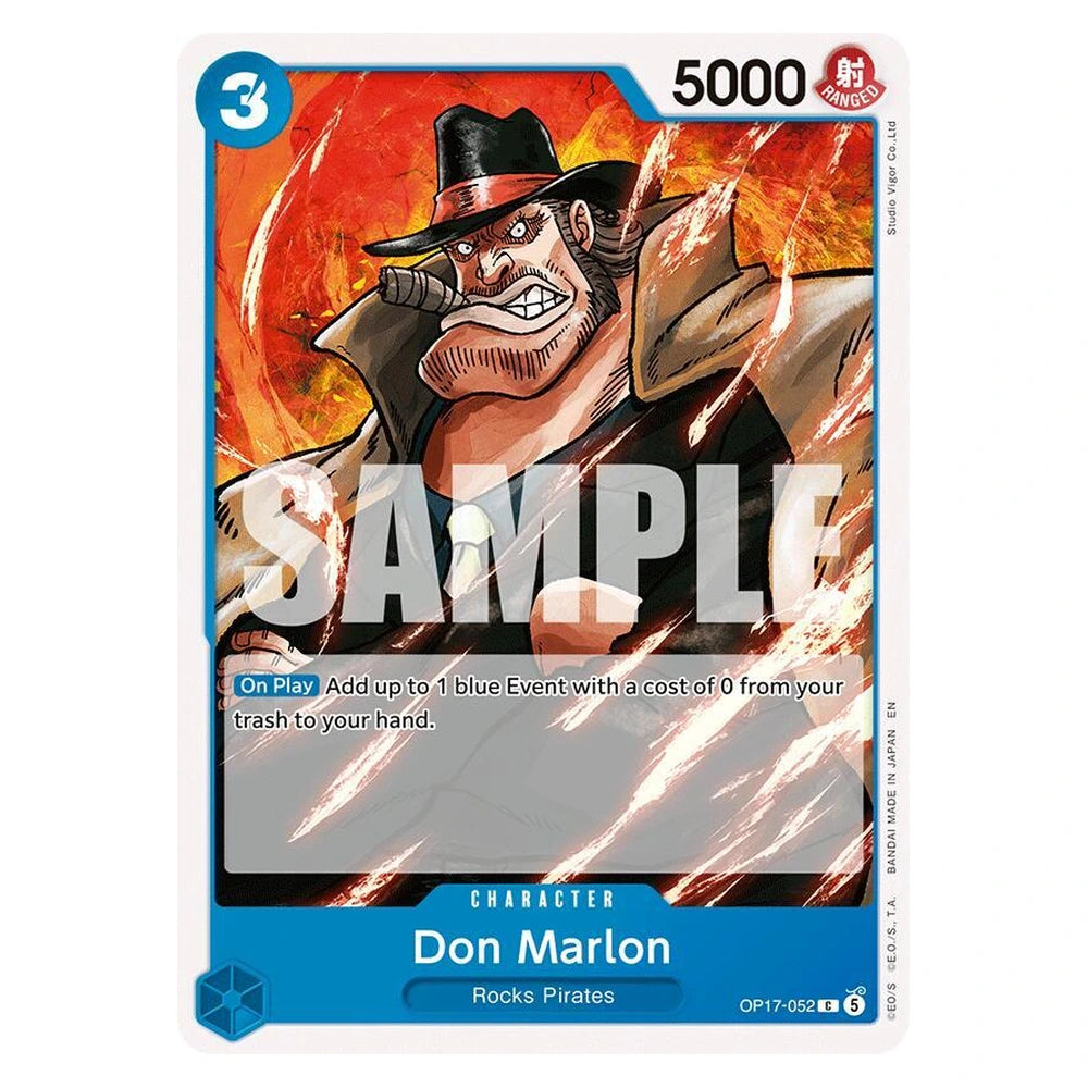 Don Marlon : THE WORLD'S STRONGEST WARRIORS - OP17-052 trading card