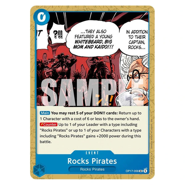 Rocks Pirates : THE WORLD'S STRONGEST WARRIORS - OP17-056