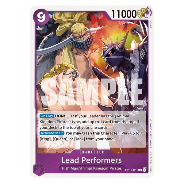 Lead Performers : THE WORLD'S STRONGEST WARRIORS (Foil) - OP17-061